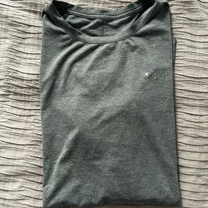 Under armor long sleeve grey exercise shirt
